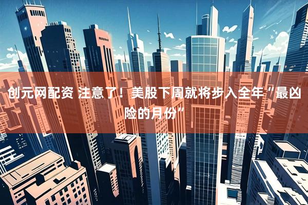 创元网配资 注意了！美股下周就将步入全年“最凶险的月份”