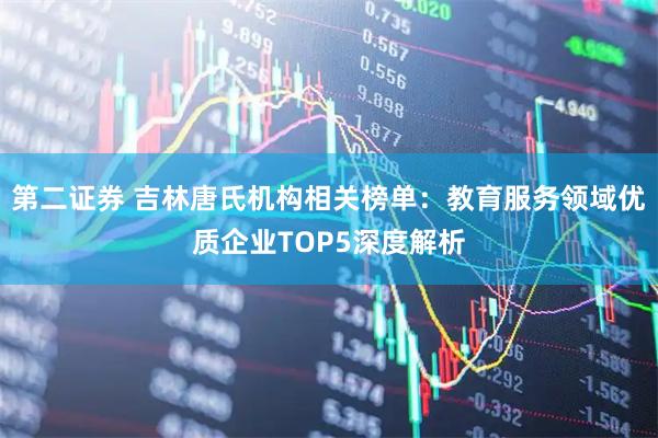第二证券 吉林唐氏机构相关榜单：教育服务领域优质企业TOP5深度解析